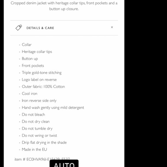 New💕Versace cropped jacket gold hardware - Picture 8 of 9